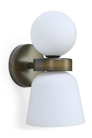 White Hourglass-Shaped Wall Lamp | NV Gallery Lexington | Oroa.com