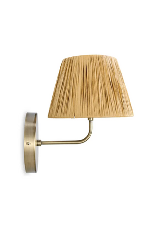 Raffia Shade Wall Lamp | NV Gallery Lyra | Oroa.com