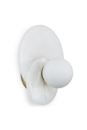 Jade Stone Wall Lamp L | NV Gallery Orb | Oroa.com