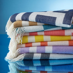 Baby Alpaca Fringed Throw | Jonathan Adler Nixon | Oroa.com