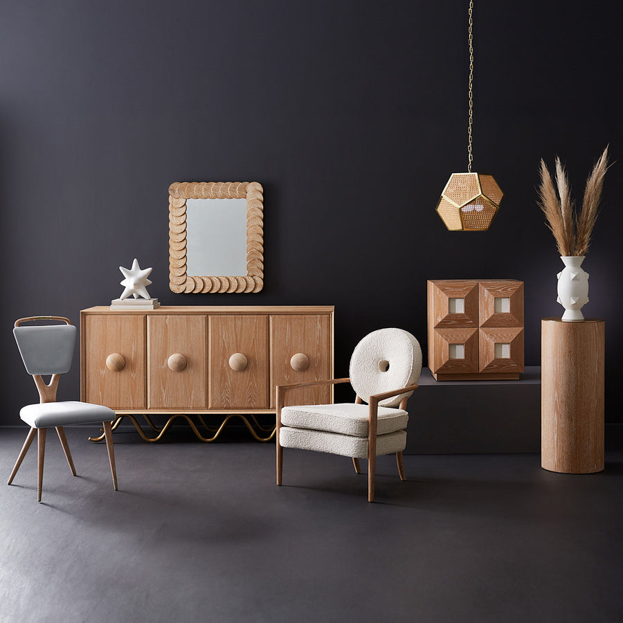 X-Back Oak Dining Chair | Jonathan Adler Torino | Oroa.com