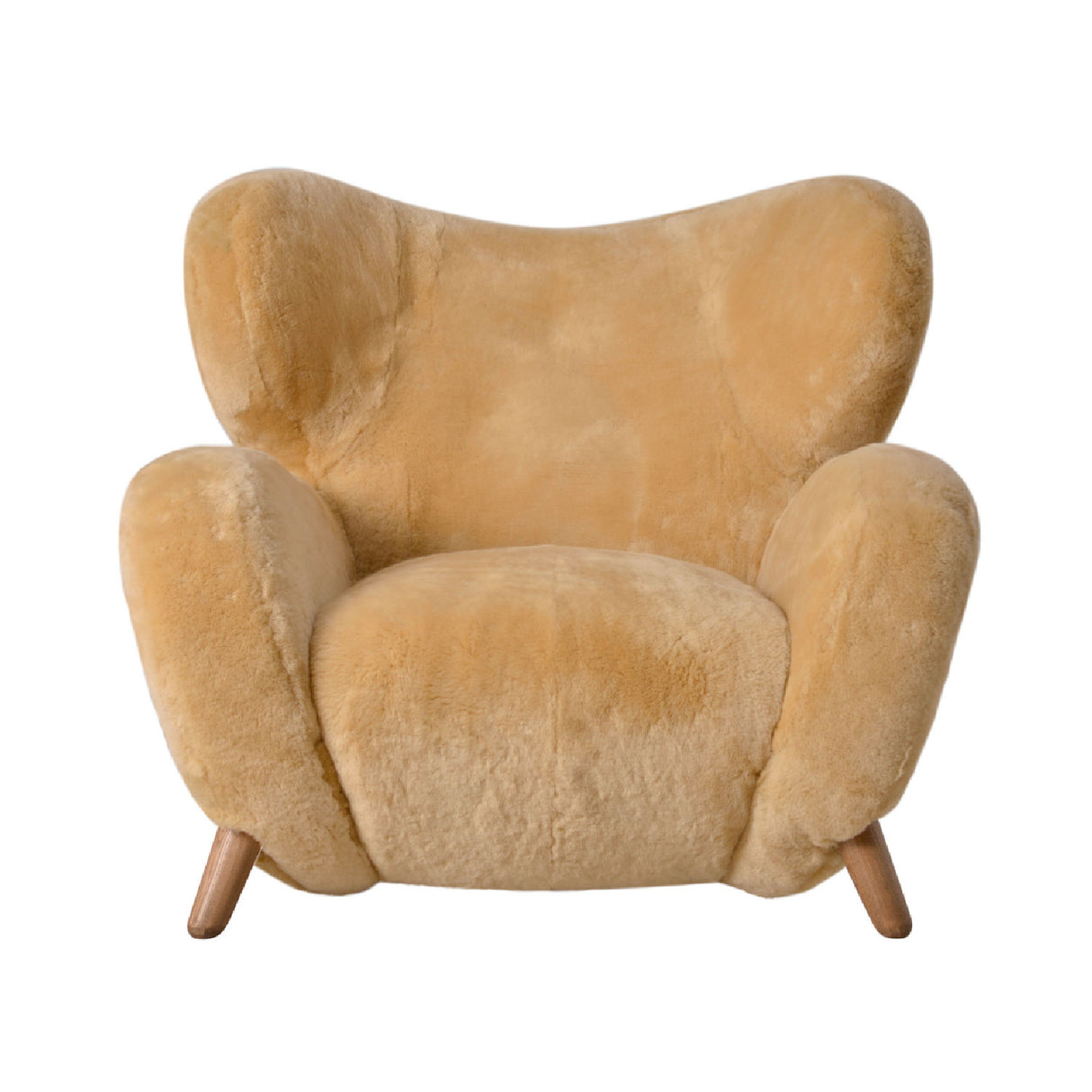   Sheepskin Modern Lounge Chair | Oroa.com