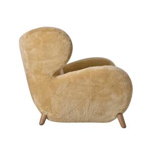   Sheepskin Modern Lounge Chair | Oroa.com