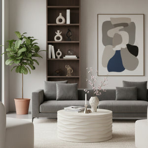   Modern European furniture - Hand-Sculpted Concrete Coffee Table - www.oroa.com | Oroa.com