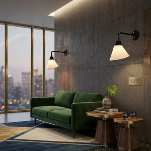   Modern European furniture - Conical Metal Shade Wall Lamps (2) - www.oroa.com | Oroa.com