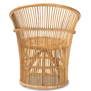 Modern European furniture - Rattan Round Base Accent Chair - www.oroa.com