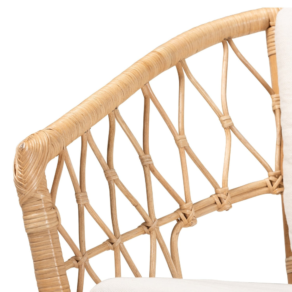 Modern European furniture - Openwork Rattan Accent Chair - www.oroa.com