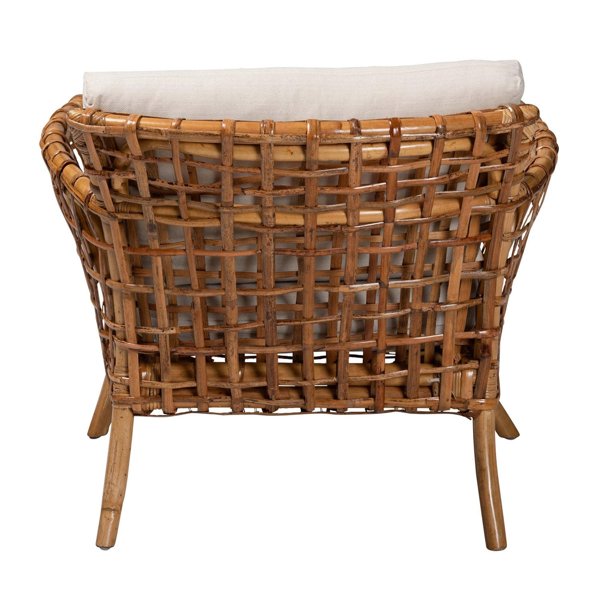   Modern European furniture - Rattan Flared Arm Lounge Chair - www.oroa.com | Oroa.com