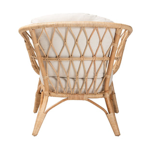 Modern European furniture - Openwork Rattan Accent Chair - www.oroa.com