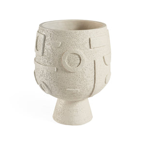 Concrete Pedestal Planter | Jonathan Adler Osaka Puzzle | Oroa.com