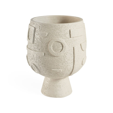 Concrete Pedestal Planter | Jonathan Adler Osaka Puzzle | Oroa.com