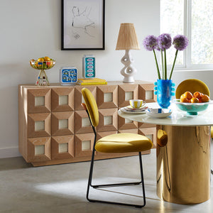 Blue Melted Glass Vase | Jonathan Adler Menagerie Eyes | Oroa.com