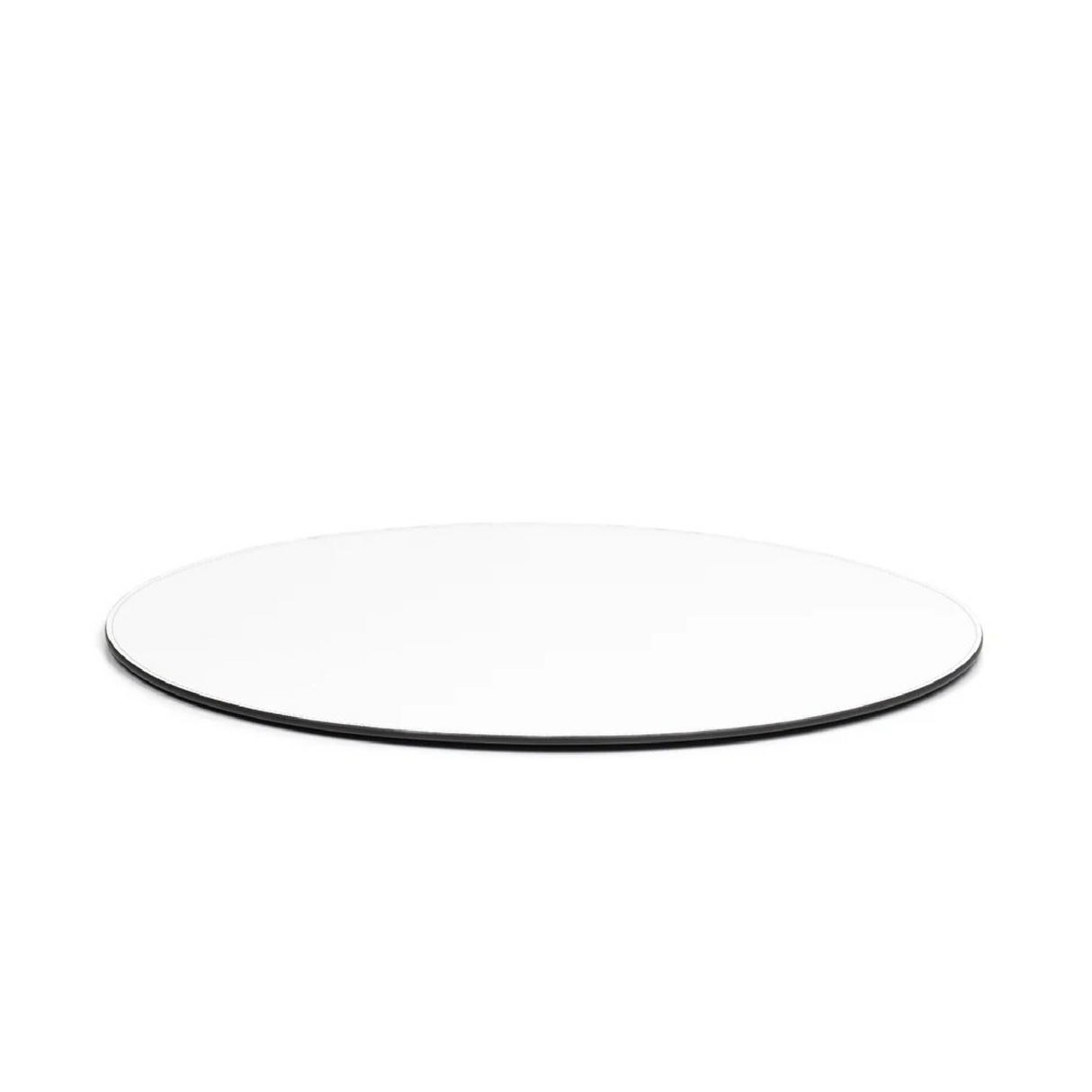 Grained Leather Round Placemat | Pinetti | OROA.com