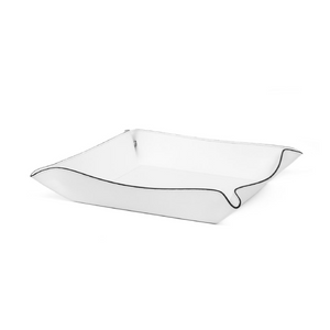 Square Leather Trinket Tray | Pinetti | OROA.com