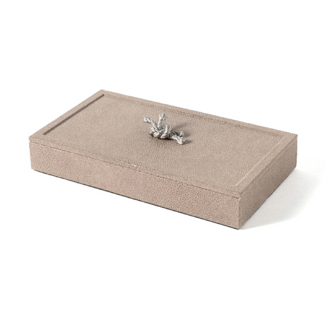 Metal Knot Leather Box | Pinetti Thalia | OROA.com