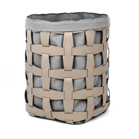 Woven Leather Outdoor Basket | Pinetti Hook | OROA.com