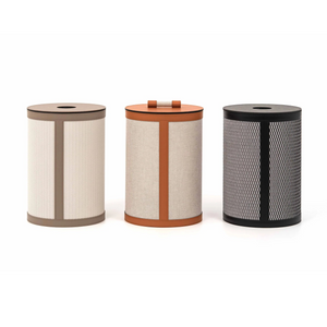 Leather Upholstered Paper Bin | Pinetti Roda | OROA.com