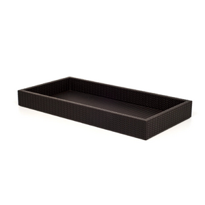 Leather Covered Serving Tray | Pinetti Samurai | OROA.com