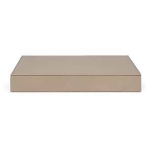 Calf Leather Lidded Box L | Pinetti | OROA.com