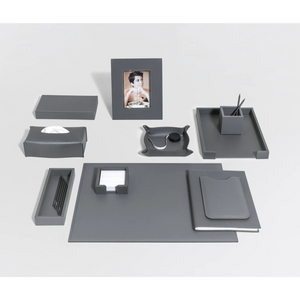 Open-Ended Leather Letter Tray | Pinetti | OROA.com