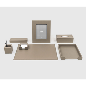 Open-Ended Leather Letter Tray | Pinetti | OROA.com