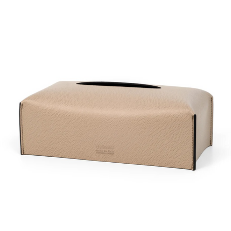 Soft Leather Rectangular Tissue Box | Pinetti | Italian Furniture