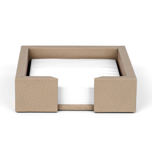 Rectangular Leather Paper Holder | Pinetti | OROA.com