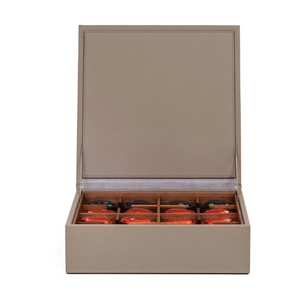 Calf Leather Coffee Pods Box | Pinetti Zenius | Italianfuniture.com