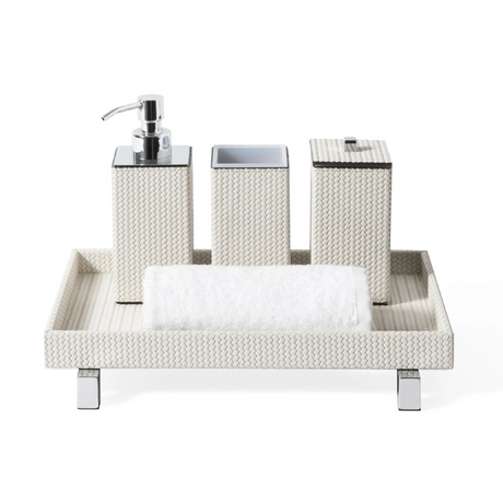 Waterproof Leather Square Soap Dispenser | Pinetti Poseidon | Italianfurniture.co