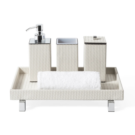 Waterproof Leather Square Toothbrush Holder | Pinetti Poseidon | OROA.com