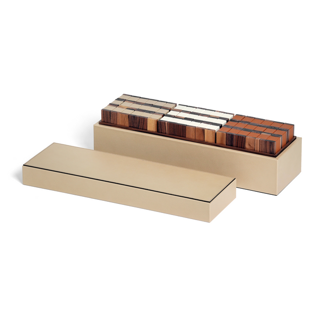 Italian Leather Covered Game Board | Pinetti | OROA.com