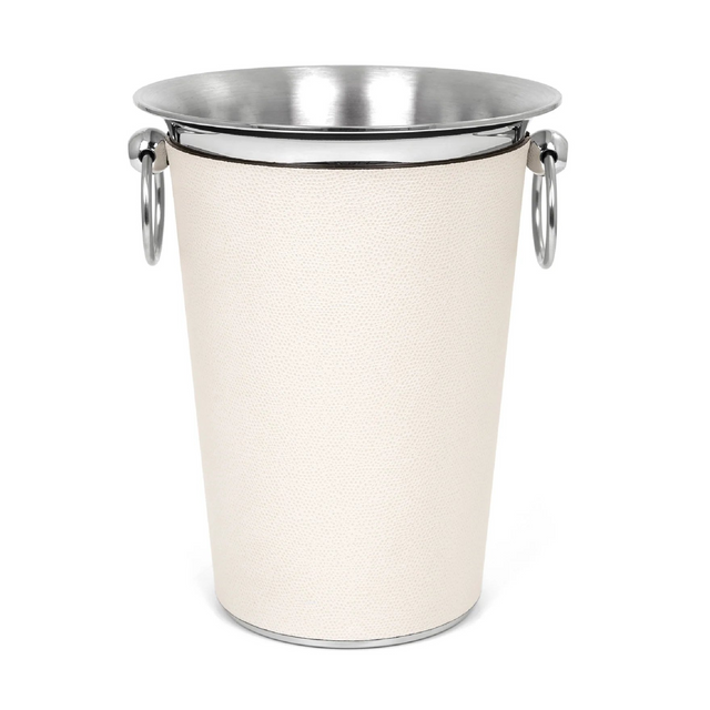 Leather Sleeve Steel Champagne Bucket | Pinetti | OROA.com