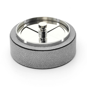Leather Covered Revolving Ashtray | Pinetti Vento | OROA.com
