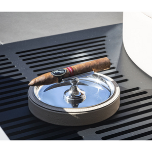 Polished Steel Cigar Ashtray | Pinetti | OROA.com
