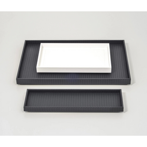 Metal Feet Leather Tray | Pinetti Tudor | OROA.com