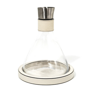 Leather Covered Decanter | Pinetti | OROA.com