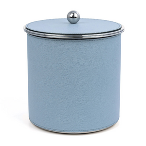 Cylindrical Leather Covered Ice Bucket | Pinetti Axel | OROA.com