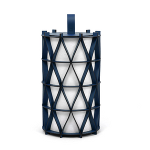 Cylindrical Leather Outdoor Lantern | Pinetti Arena | OROA.com