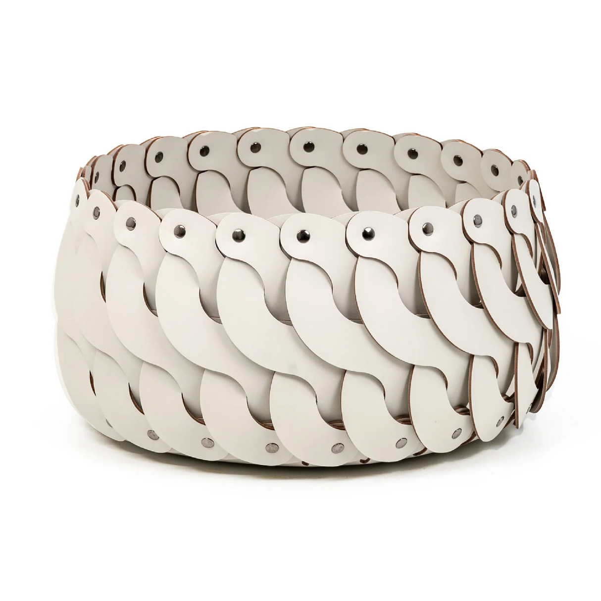 Leather Weave Outdoor Basket S | Pinetti Alicante | OROA.com