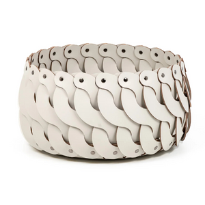 Leather Weave Outdoor Basket S | Pinetti Alicante | OROA.com