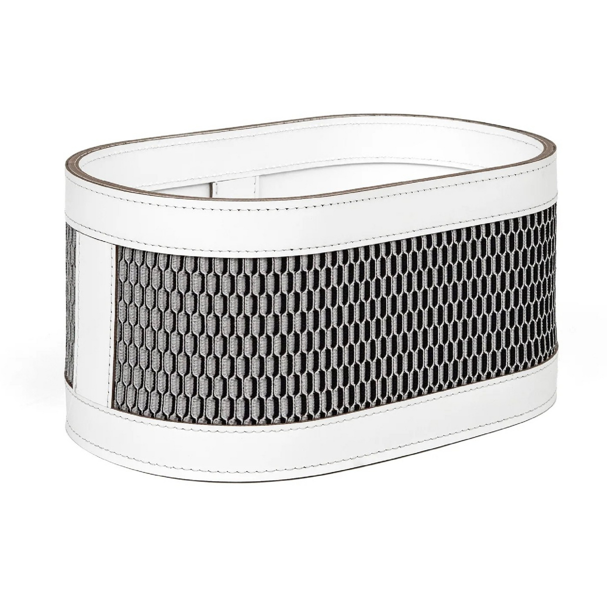 Leather & Cotton Washcloth Holder | Pinetti Nadia | OROA.com