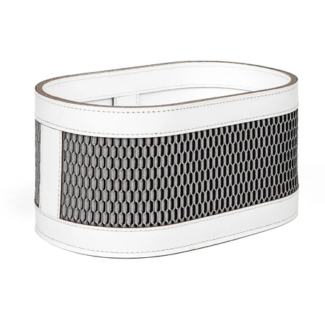 Leather & Cotton Washcloth Holder | Pinetti Nadia | OROA.com