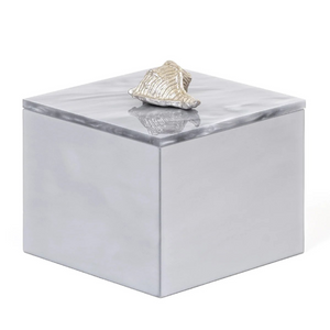 Shell Handle Cotton Pad Holder | Pinetti Bea | OROA.com