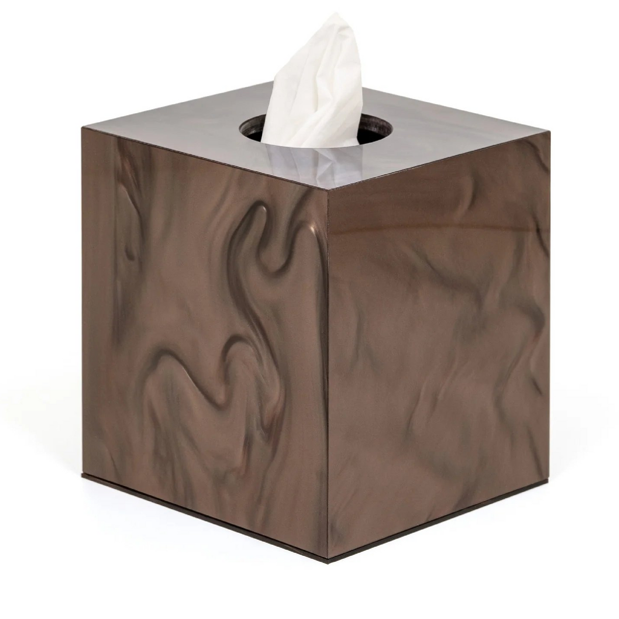 Handcrafted Cube Tissue Box | Pinetti Bea | OROA.com