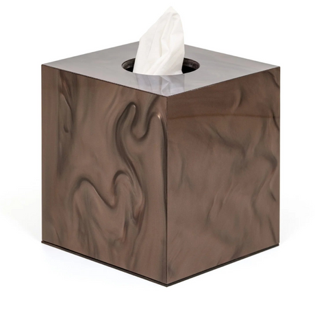 Handcrafted Cube Tissue Box | Pinetti Bea | OROA.com