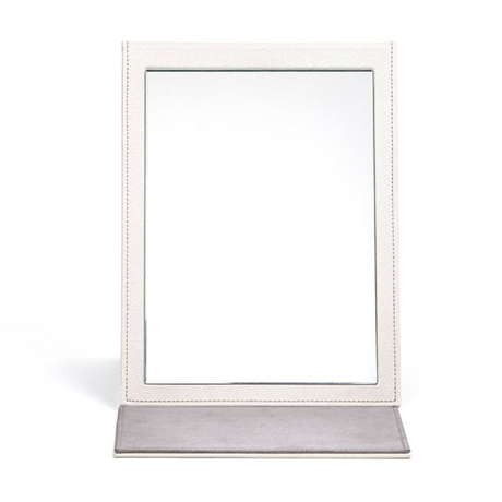 Leather Table Mirror | Pinetti | OROA.com