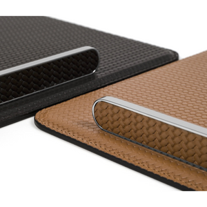 Leather Rectangular Decorative Tray | Pinetti Este | OROA.com