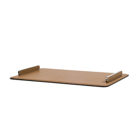 Leather Rectangular Decorative Tray | Pinetti Este | OROA.com