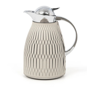 Leather Covered Steel Thermal Carafe | Pinetti Rose | OROA.com