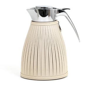 Leather Covered Thermal Carafe | Pinetti Wendy | OROA.com